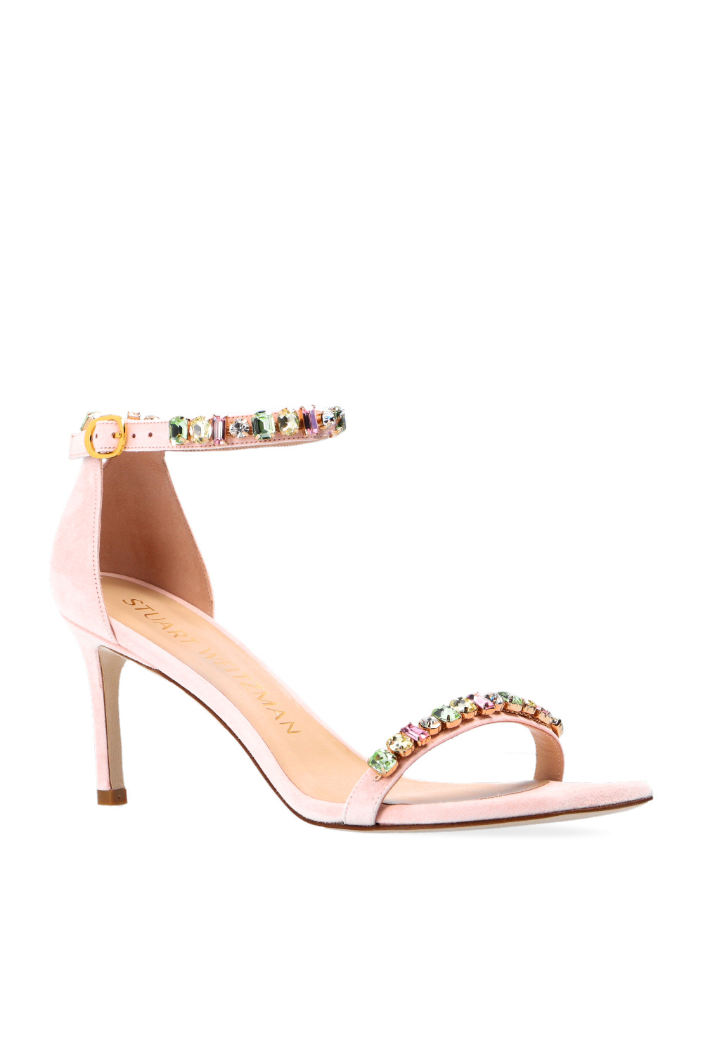 Stuart Weitzman ‘Nunakedstraight’ heeled sandals